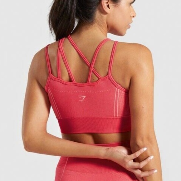 Gymshark ultra seamless pink sports bra - Picture 4 of 5